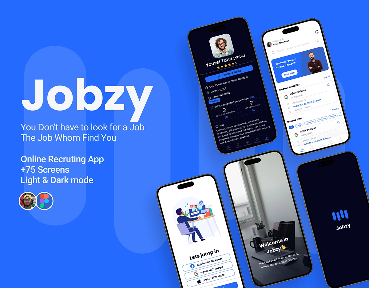Jobzy | UI Project | Recruiting App
