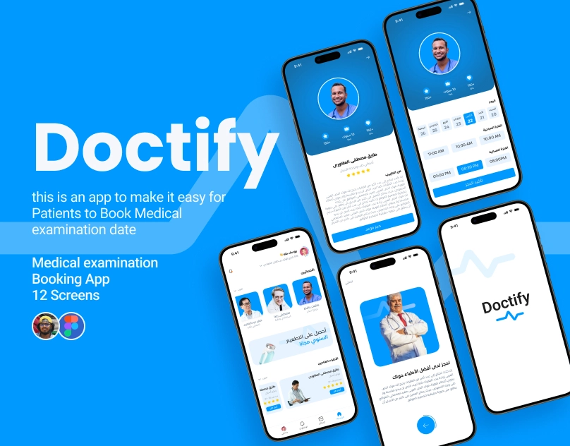 Doctify | Medical examination Booking App | UI Design