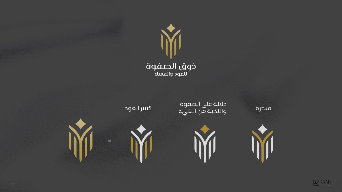 تصميم هوية متجر للعود