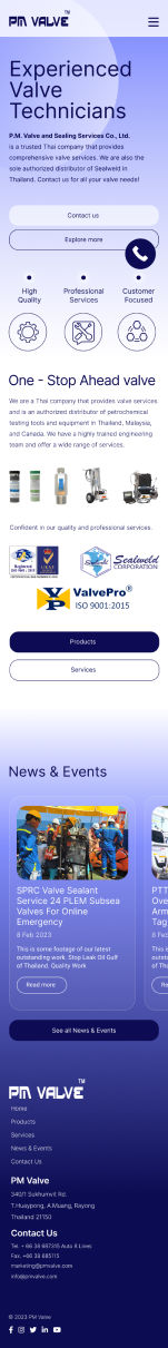 After PM Valve website