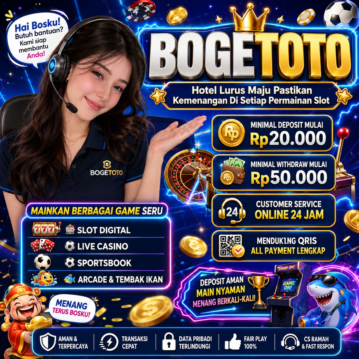 BOGETOTO * Hotel Lurus Maju Pastikan Kememangan Di Setiap Permainan Slot