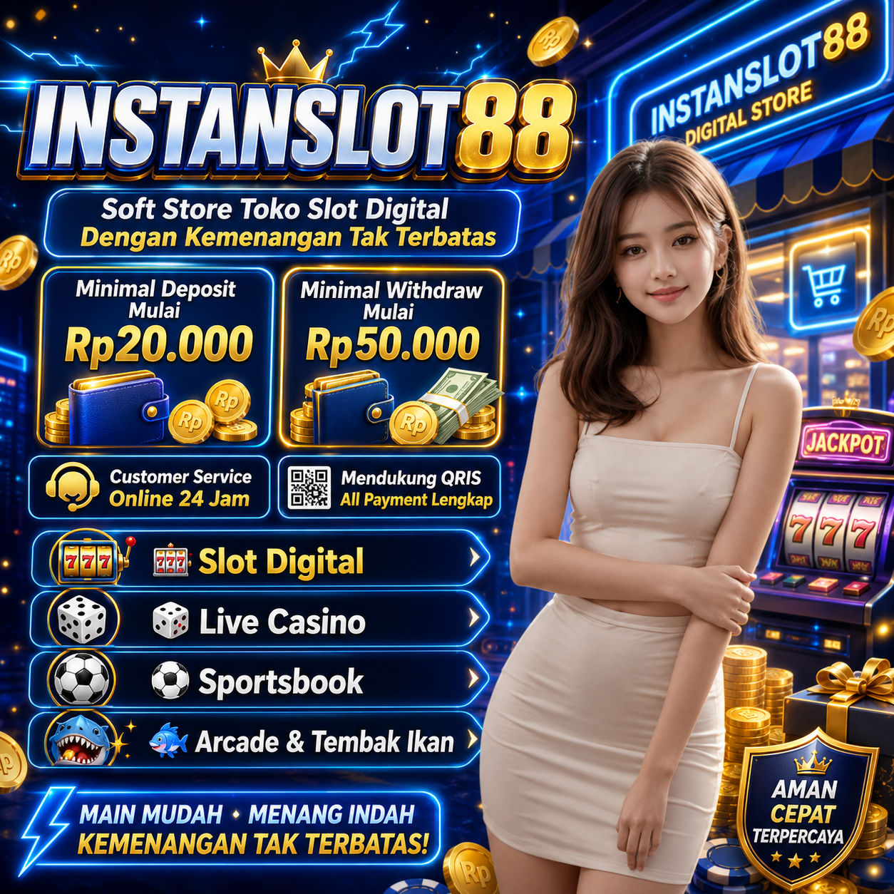 Galeri foto INSTANSLOT88 || Soft Store Toko Slot Digital Dengan Kemenangan Tak Terbatas di Mahjong