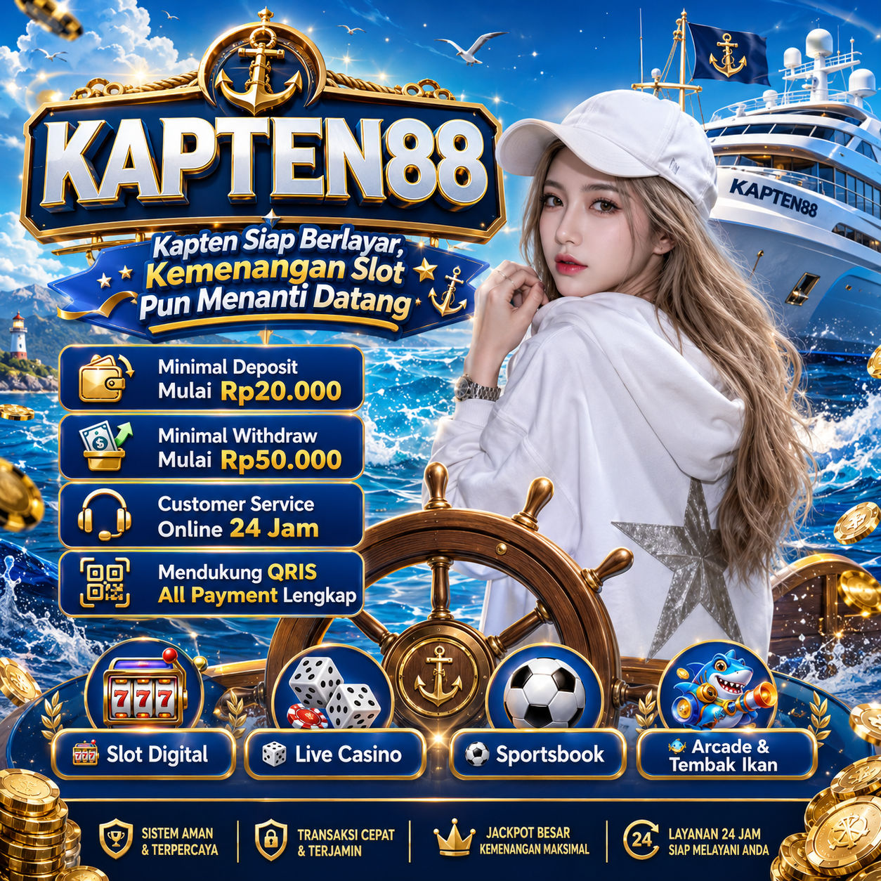 KAPTEN88 # Kapten Siap Berlayar, Kemenangan Slot Pun Menanti Datang - ammltd