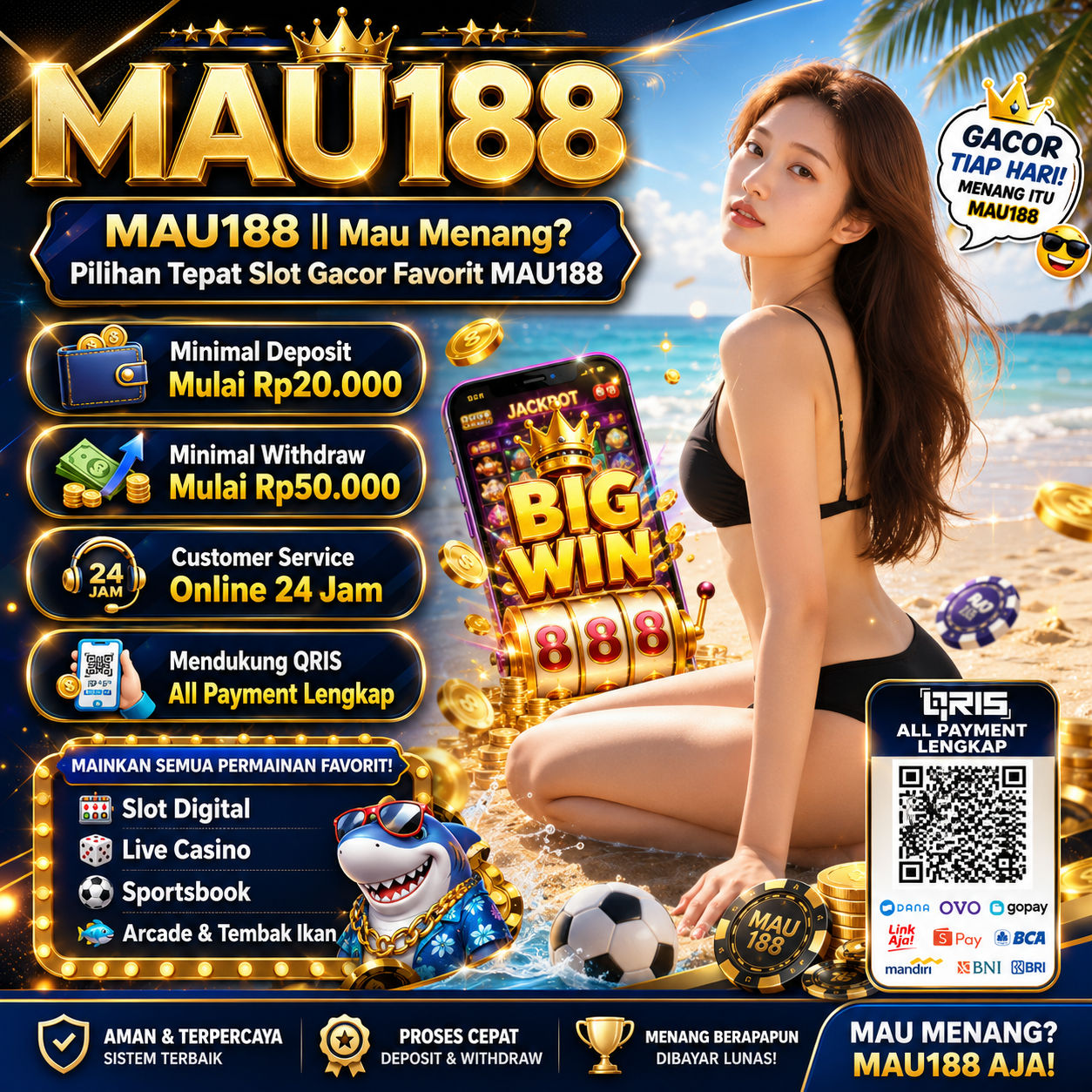 Galeri foto MAU188 || Mau Menang? Pilihan Tepat Slot Gacor Favorit MAU188 di Mahjong