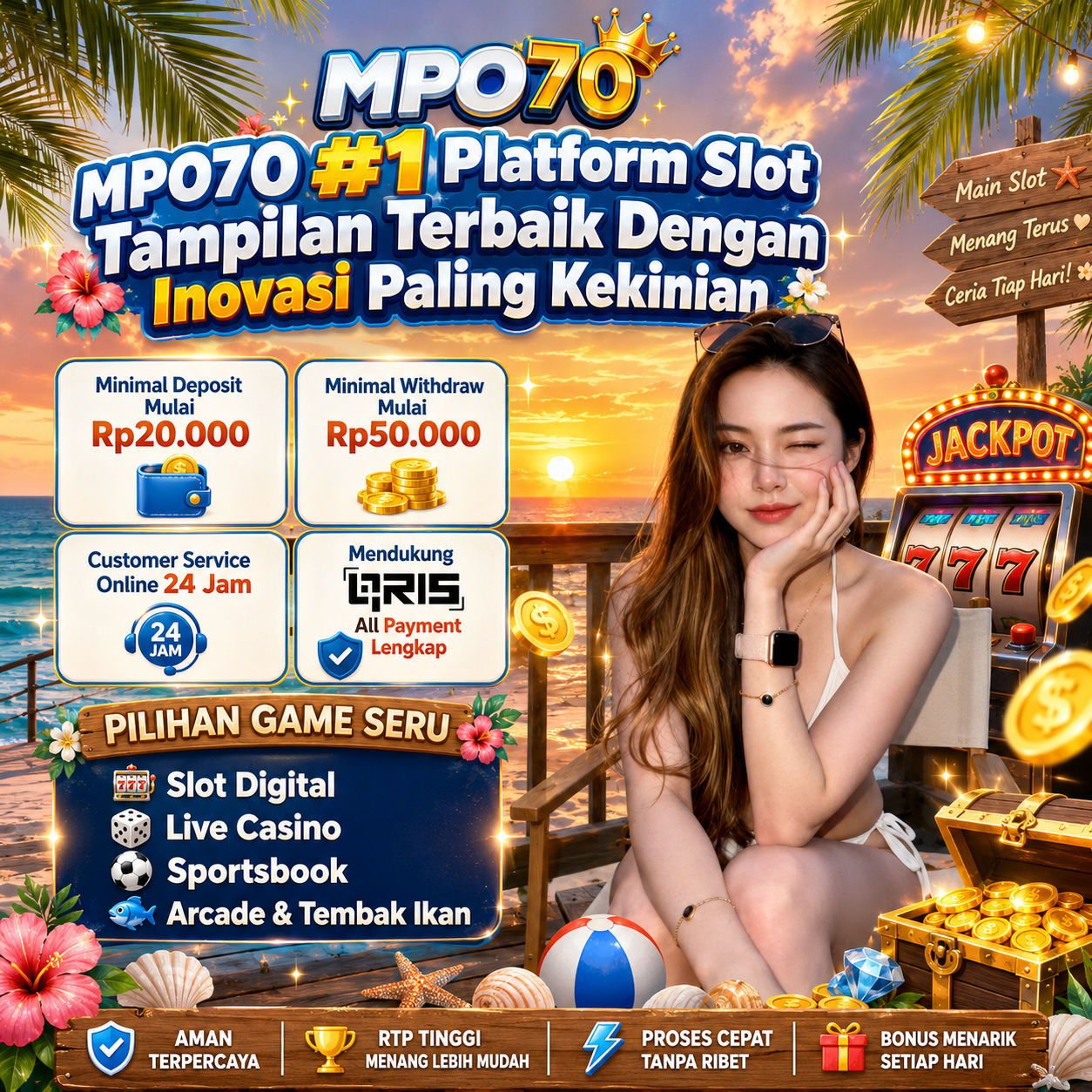 MPO70 #1 Platform Slot Tampilan Terbaik Dengan Inovasi Paling Kekinian