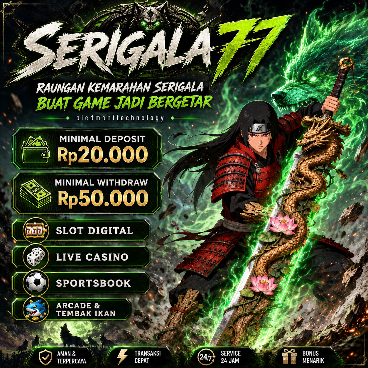 SERIGALA77 # Raungan Kemarahan Serigala Buat Game Jadi Bergetar - piedmonttechnology