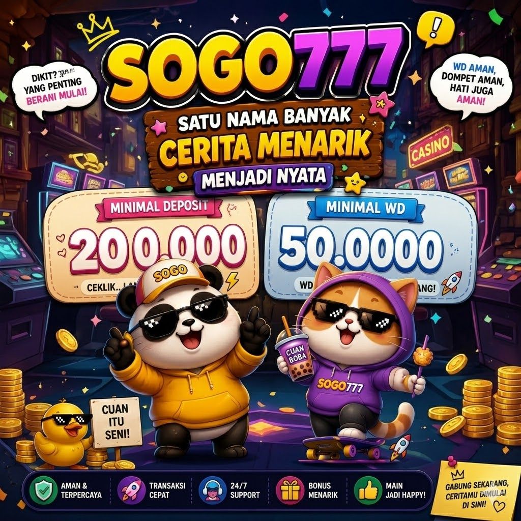 Galeri foto SOGO777 | Satu Nama Banyak Cerita Menarik Menjadi Nyata - Egatech di Manado