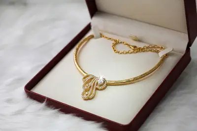 Filigree Fan Forming Necklace Set - Forming Set Jewellery