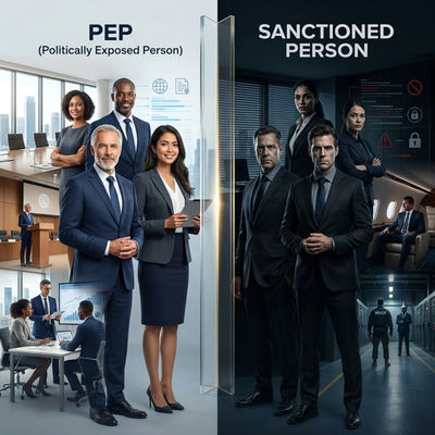 PEP vs Sanctioned Person: What's the Difference?