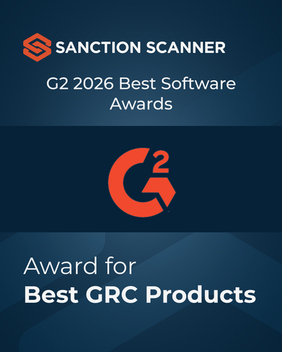 Recognized by the World's Largest Software Marketplace: Sanction Scanner Wins 2026 G2 Best Software Award