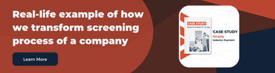 case study for Money transfer Company, simplify and reduce the cost of transaction screening