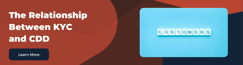 the link between KYC and CDD, highlighting their significance in AML compliance and fraud prevention