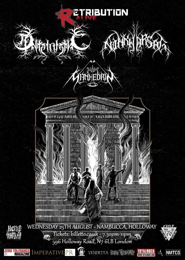 Sanhedrin live in London at Nambucca with Ninkharsag and Ante Inferno – 25 Aug 2021