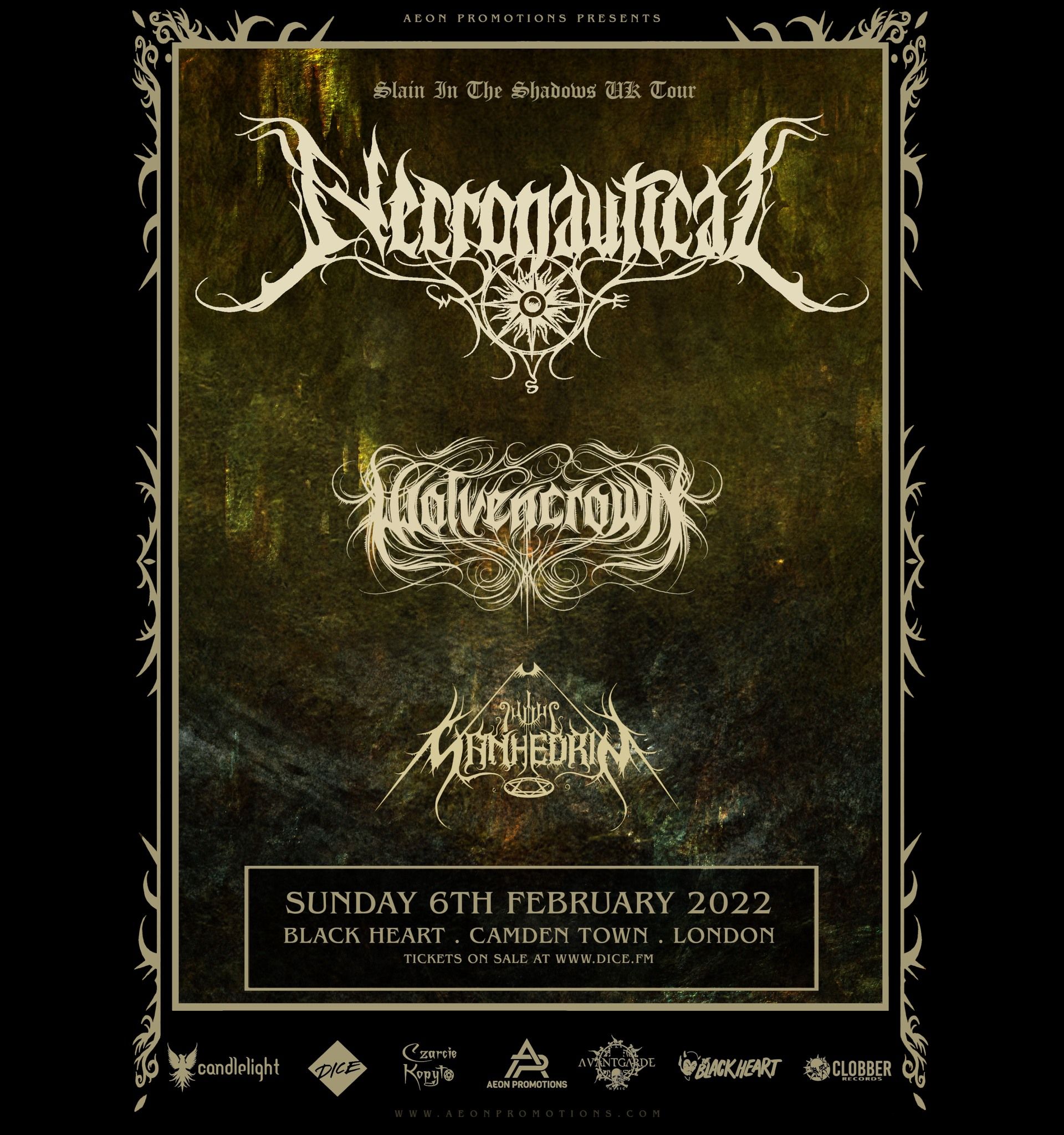 Sanhedrin live in London at The Black Heart with Necronautical and Wolvencrown – 06 Feb 2022
