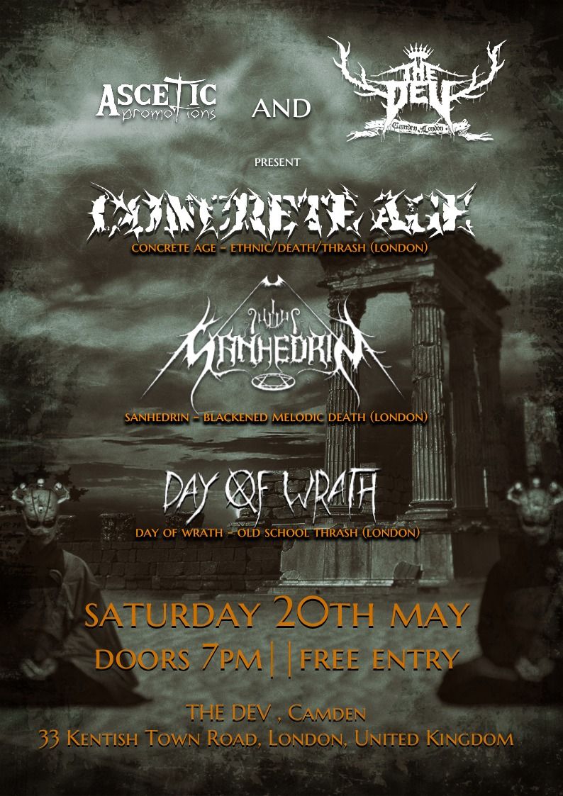 Sanhedrin live in London at The Dev with Concrete Age and Day Of Wrath – 20 May 2023