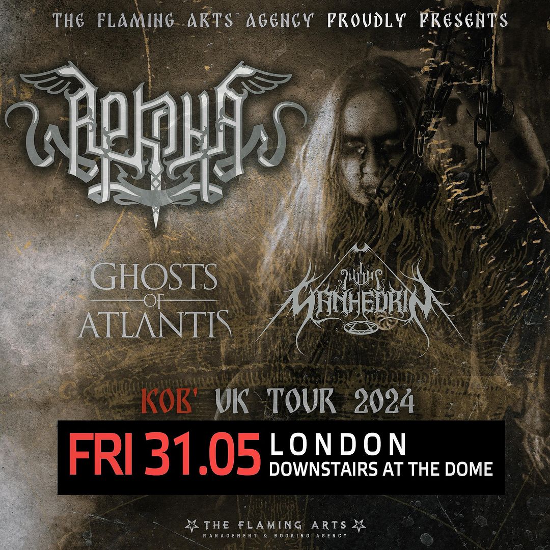 Sanhedrin live in London at The Dome Downstairs with Arkona and Ghosts of Atlantis – 31 May 2024