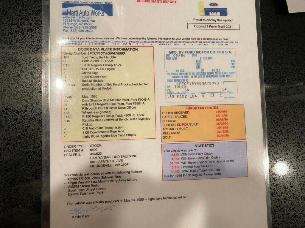 1986 Ford F-150 Long Bed