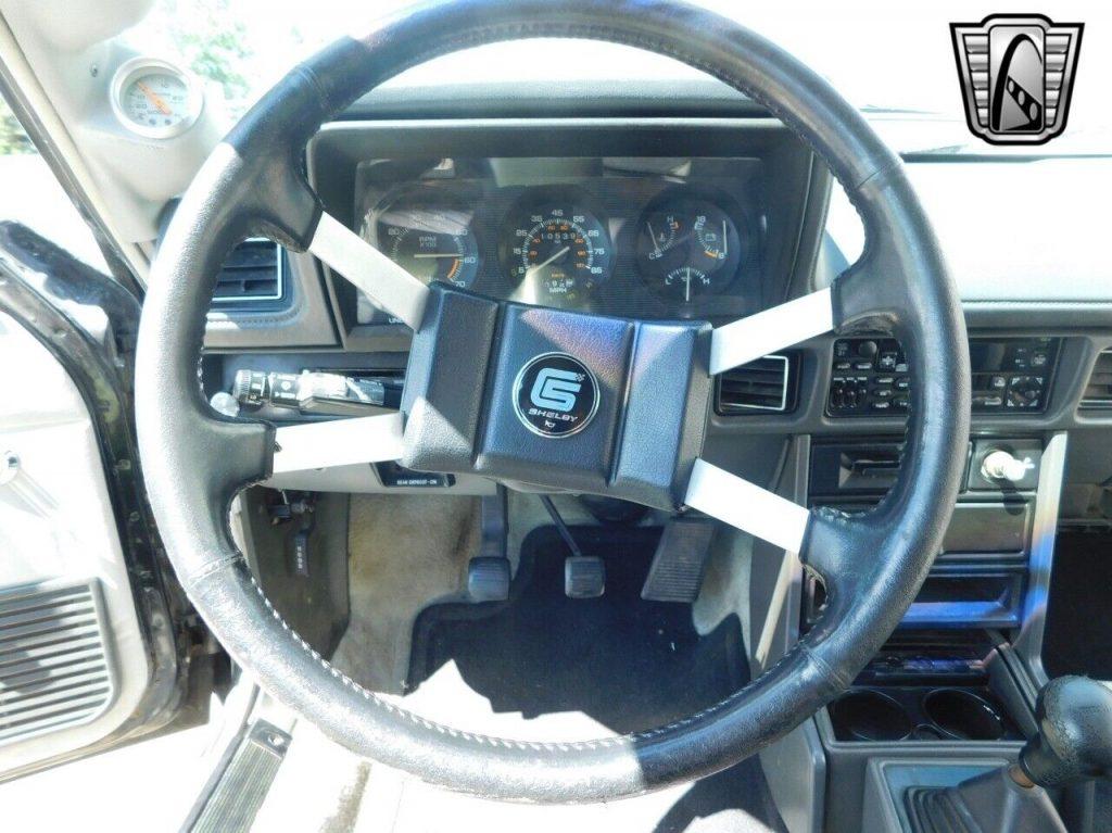 Black 1986 Dodge Omni 2.2l Turbo I4 5-Speed Manual Available Now!