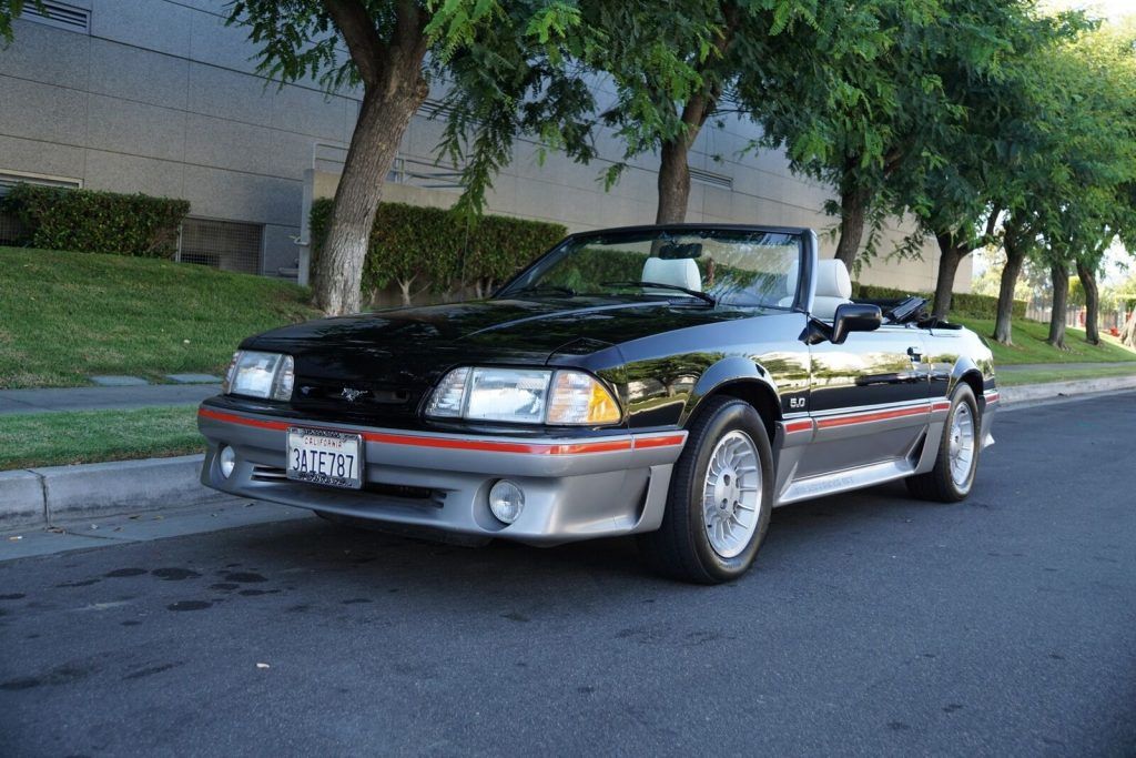 1988 Ford Mustang GT 5.0 V8 Convertible With 58K Original Miles