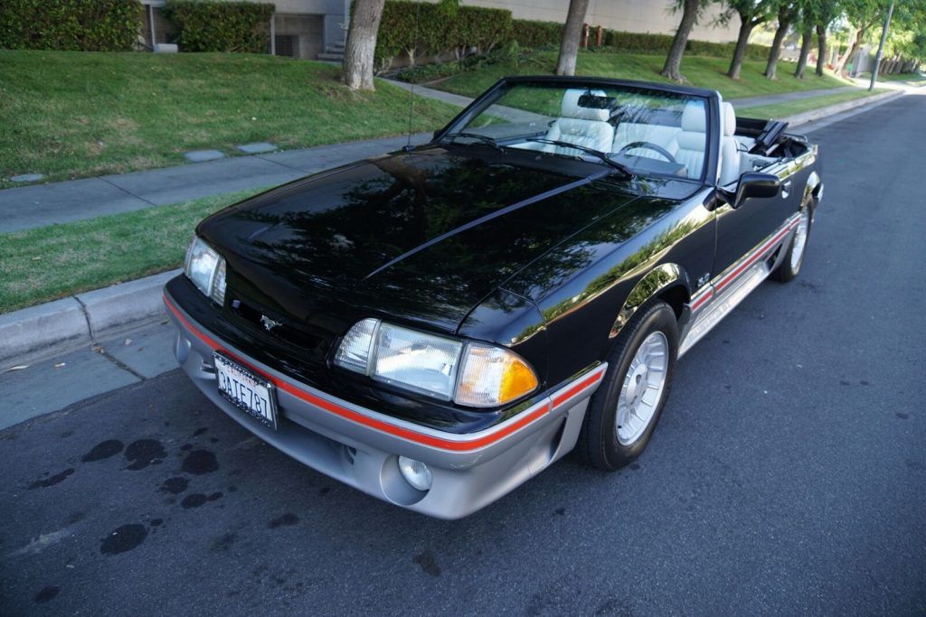 1988 Ford Mustang GT 5.0 V8 Convertible With 58K Original Miles