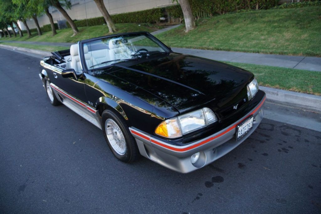 1988 Ford Mustang GT 5.0 V8 Convertible With 58K Original Miles