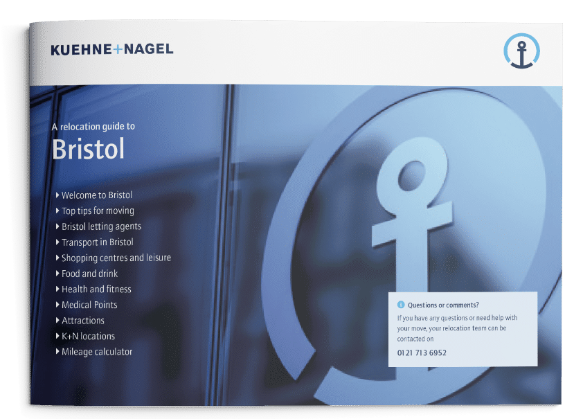 cover to Kuehne & Nagel's Bristol Graduate Guide