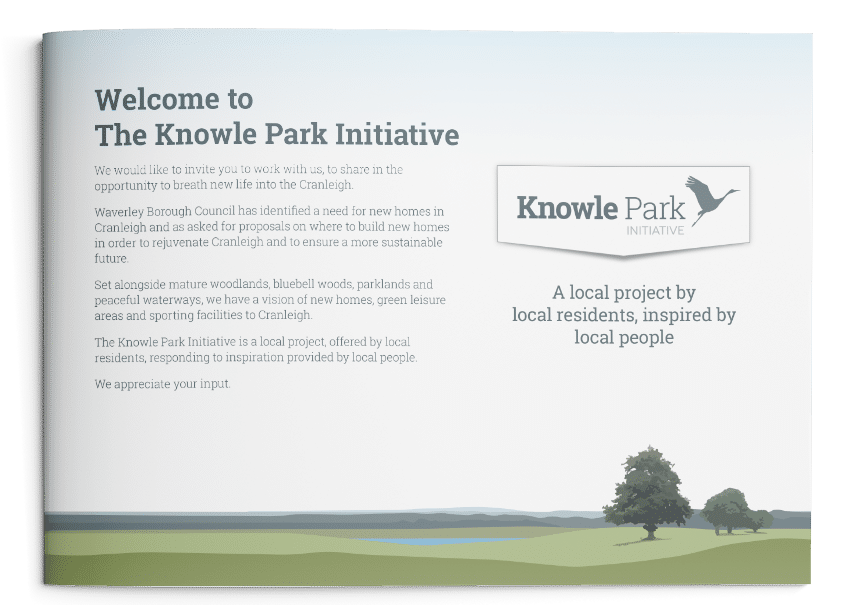 cover to The Knowle Park Initiative's public exhibition panels