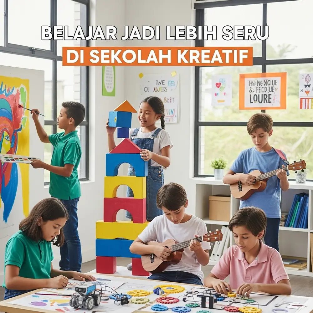 Belajar Jadi Lebih Seru di Sekolah Kreatif