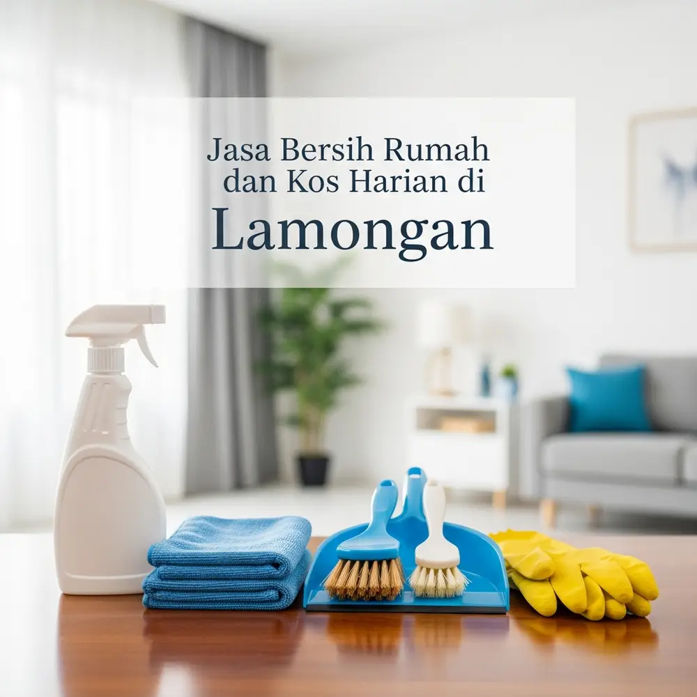 jasa bersih rumah dan kos harian di lamongan
