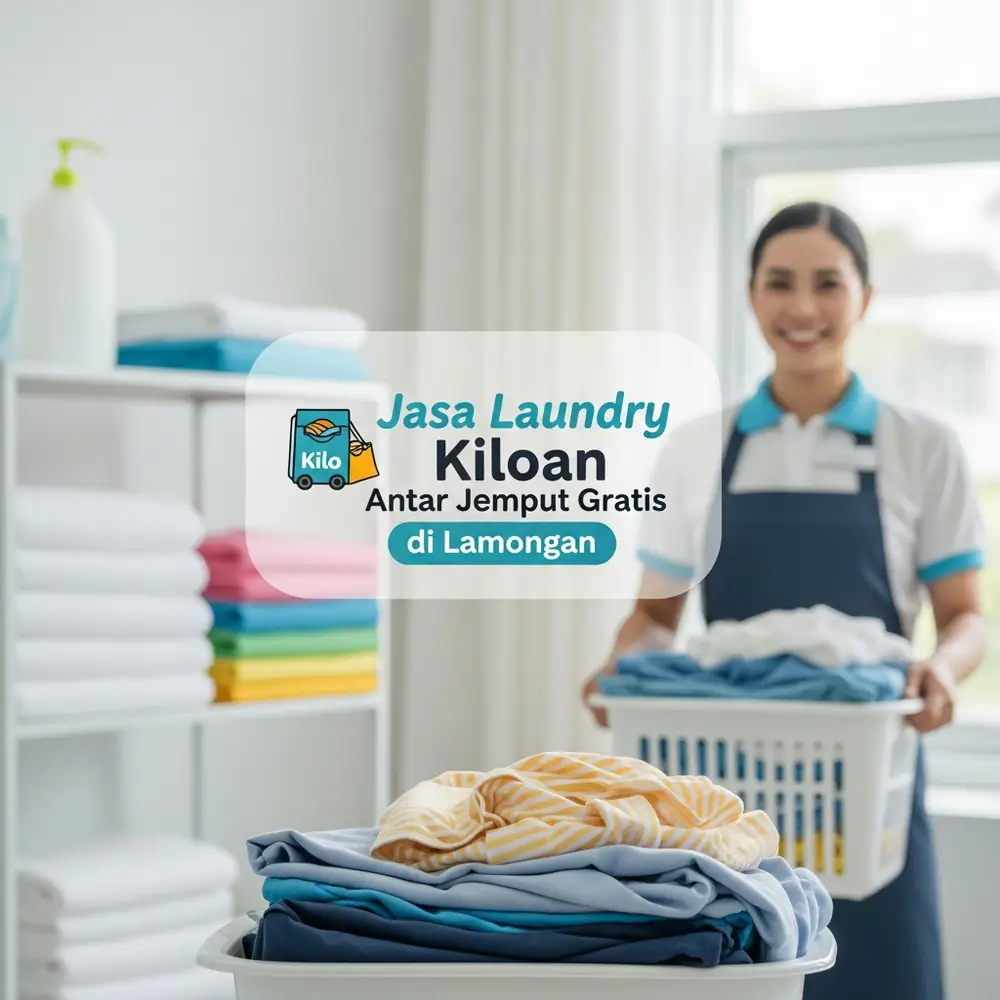 jasa laundry kiloan antar jemput gratis di lamongan