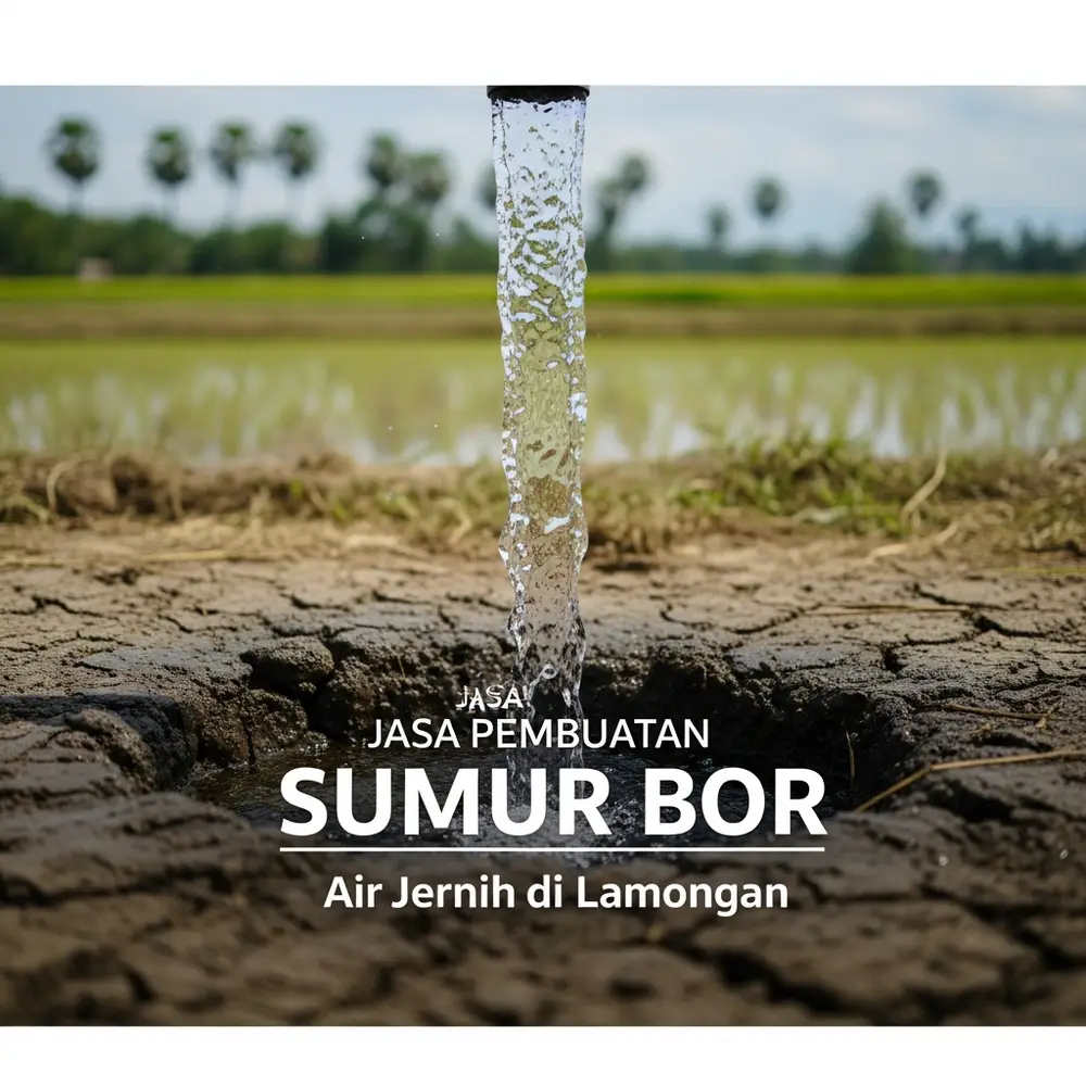 jasa pembuatan sumur bor air jernih di lamongan
