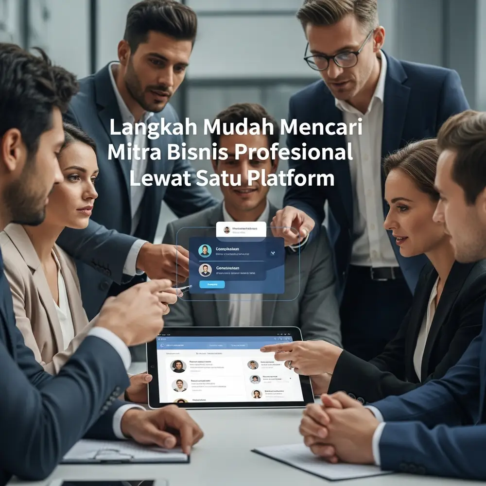 Langkah Mudah Mencari Mitra Bisnis Profesional Lewat Satu Platform