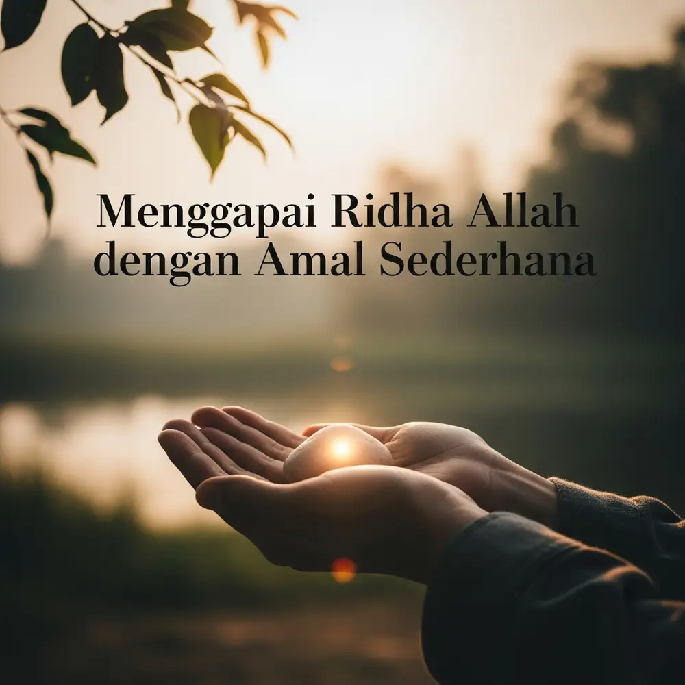 Menggapai Ridha Allah dengan Amal Sederhana