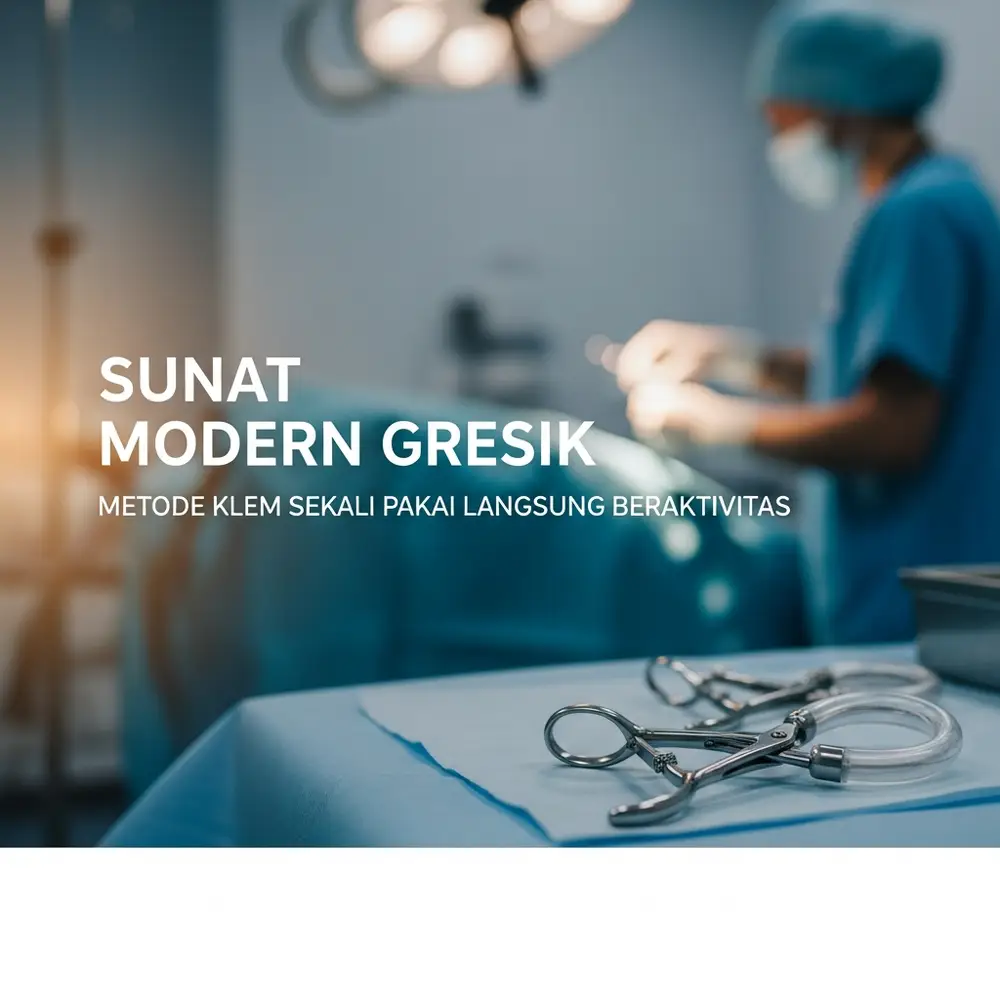  Sunat Modern Gresik Metode Klem Sekali Pakai Langsung Beraktivitas
