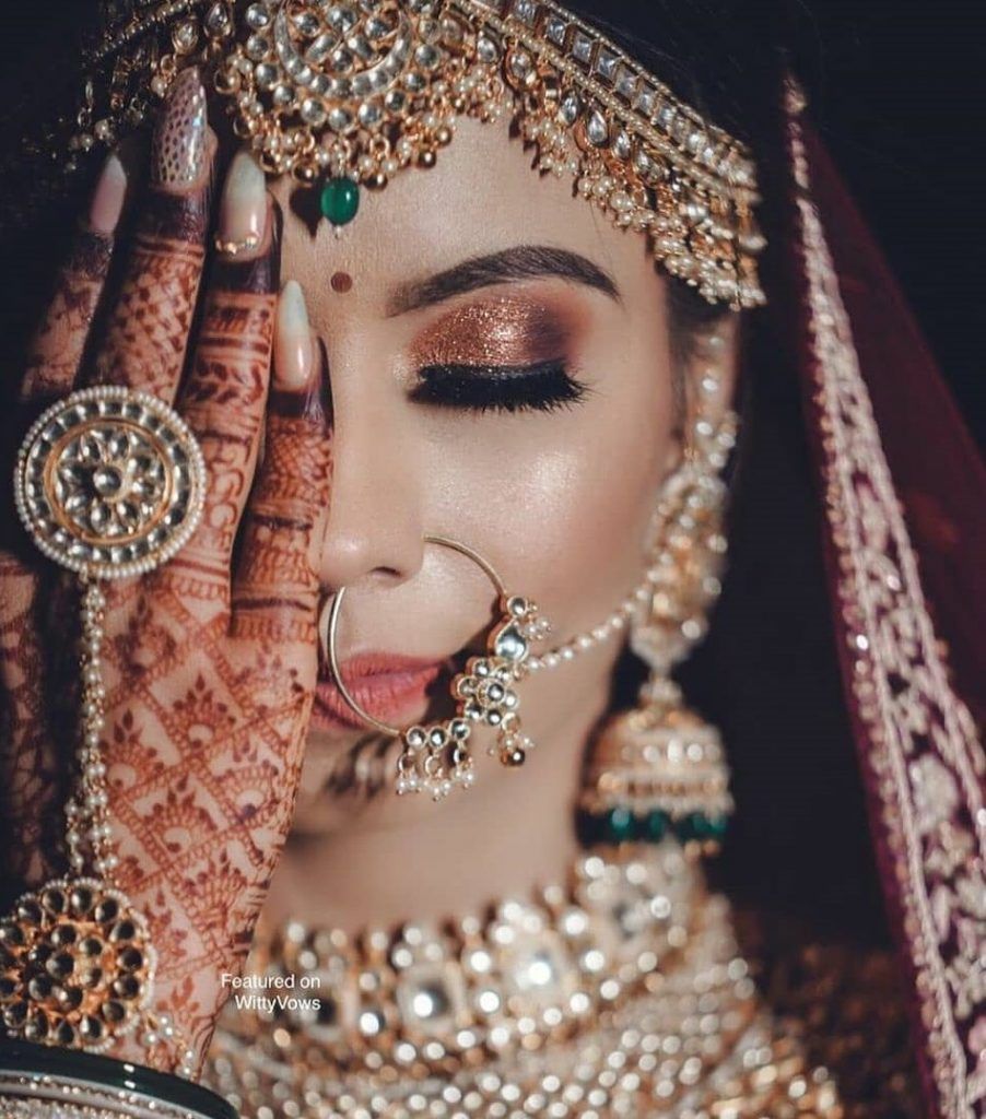 Shimmery Makeup