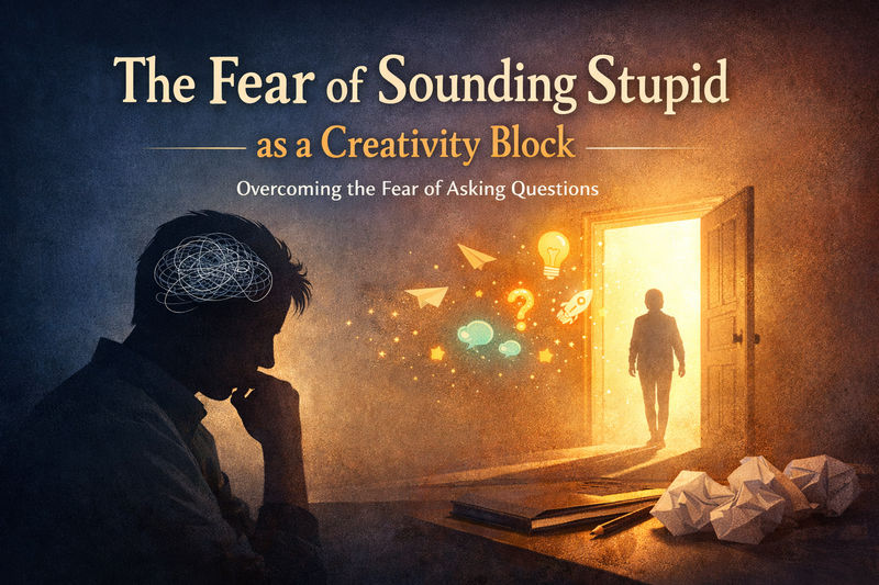 The Fear of Sounding Stupid as a Creativity Block