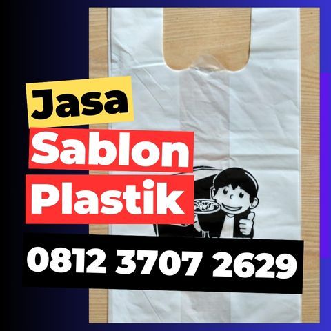 0812-3707-2629 Jasa Sablon Plastik OPP Roti di Bondowoso