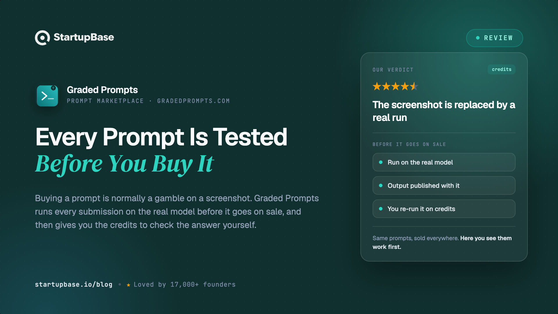 Graded Prompts Review: Every Prompt Is Tested Before You Buy It