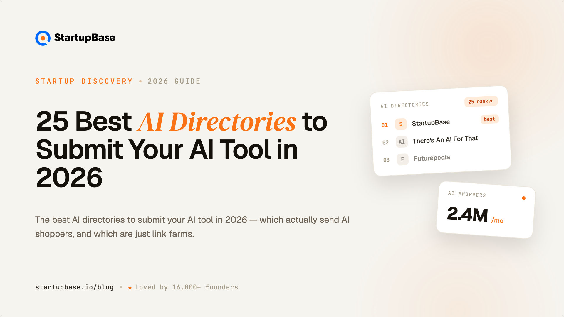 25 Best AI Directories to Submit Your AI Tool in 2026