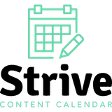 Strive Content Calendar