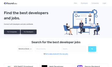 Found.dev screenshot