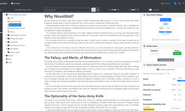 Novelitist screenshot