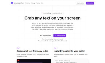 Screenshot Text screenshot