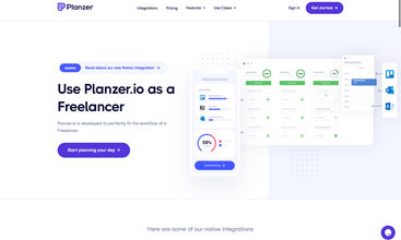 Planzer.io screenshot