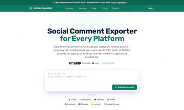 ZocialComment screenshot
