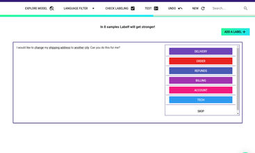 Labelf AI screenshot