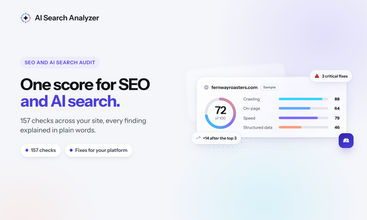 AI Search Analyzer screenshot