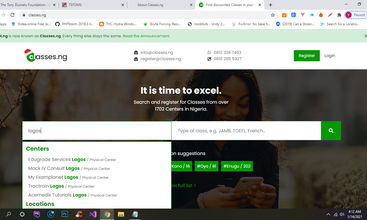 Classes.ng screenshot