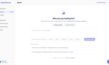 Stackforce screenshot