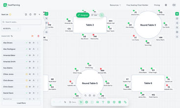 SeatPlanning screenshot